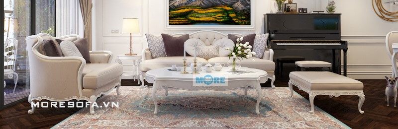 hiện nay Moresofa đưa ra các mẫu Sofa tân cổ điển đẹp và thích hợp với nhu cầu của thị trường hiện nay.